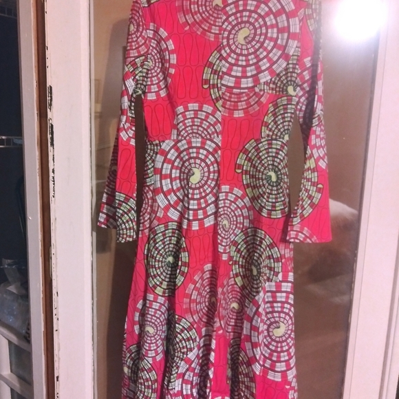Large long multicolor dress - Picture 3 of 3